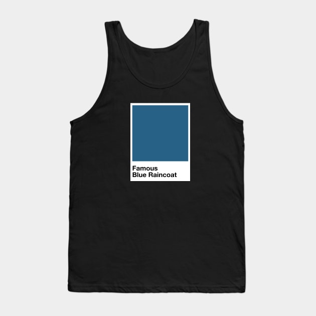 Pantone Famous Blue Raincoat Tank Top by Perezzzoso